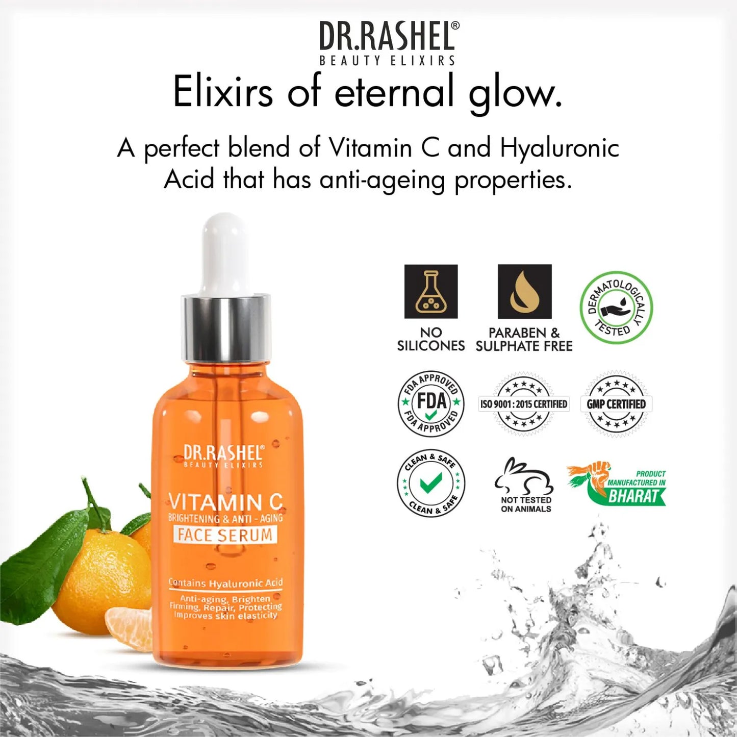 Vitamin C Brightening Face Serum – Acne Removal, Dark Spots & Glowing Skin